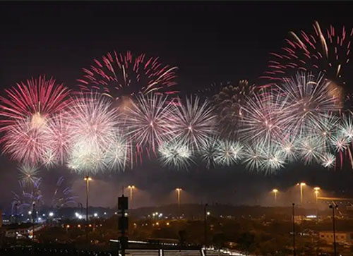 防城港焰火晚会